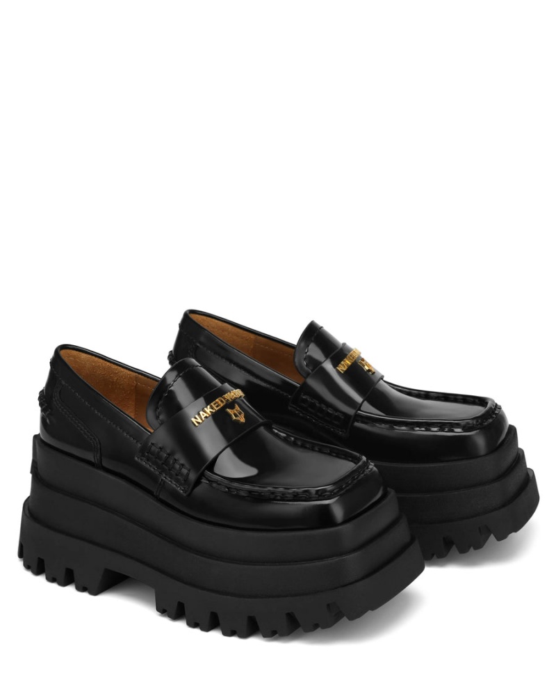 Naked Wolfe Delusion Box Loafers Női Fekete | KLQ9849WW